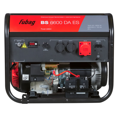 Бензиновый генератор Fubag BS 6600 DA ES